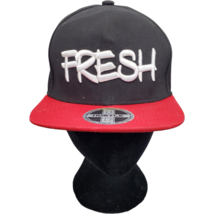 Hustle Trucker Hat Cap Kids One Size Black Red Embroidered Logo Outdoor Snapback - £11.03 GBP