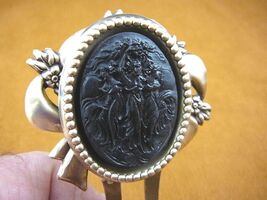 (CHM36-14) Three 3 muses Graces black cameo hair pin pick stick HAIRPIN ... - €21,47 EUR