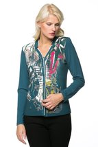 High Secret Women&#39;s Multicolored Jacket, L, Green - $57.82