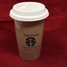 Falls Pointe NC STARBUCKS 8 oz Ceramic Travel Tumbler Cup Mug North Caro... - $17.33