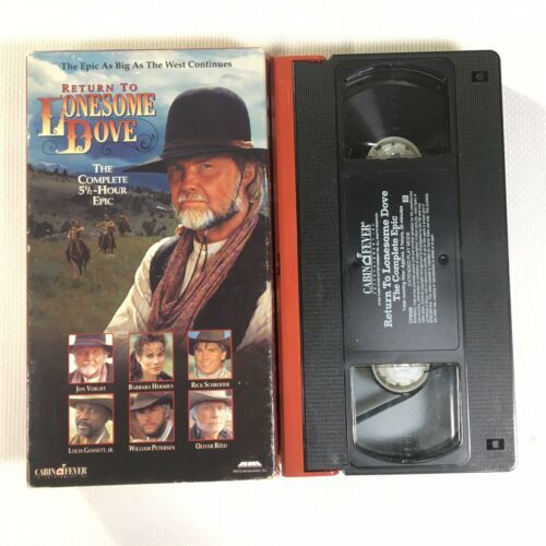 Primary image for RETURN TO LONESOME DOVE THE COMPLETE 5 12-HOUR EPIC VHS