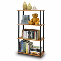 Shelf Display Storage Rack 4 Tier Adjustable Multipurpose Compact Shelving Unit - £41.50 GBP