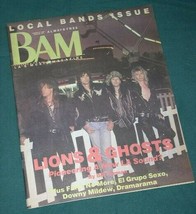 LIONS GHOSTS BAM MAGAZINE VINTAGE 1987 - £23.59 GBP