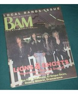 LIONS GHOSTS BAM MAGAZINE VINTAGE 1987 - $29.99