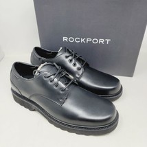 Rockport Trutech Men&#39;s Northfield Oxford Leather Black Size 10.5 W Waterproof - £85.52 GBP