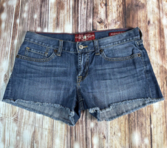 Lucky Brand BOARDWALK SHORT Size 2/26 Low Rise Jean Denim Shortie Shorts... - $18.99