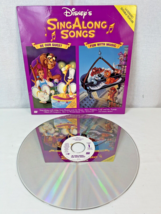 Disney&#39;s Sing Along Songs &quot;Be Our Guest &amp; Fun w/ Music&quot; Laserdisc Double Feature - $19.79