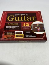 How to Play Guitar - Scales,  chords, flash cards,  stickers, book. New - £8.26 GBP