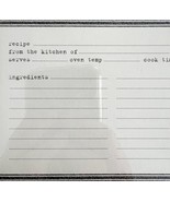 Recipe Cards 25 Count Cooking Kitchen Accessories In Case Blank Unused E55 - £11.80 GBP