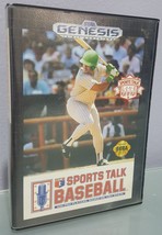 N) Sports Talk Baseball (Sega Genesis, 1992) Video Game - £3.93 GBP