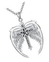 Guardian Angel Necklace for Women Sterling Silver - £95.23 GBP