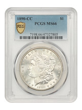 1890-CC $1 Pcgs MS66 - £25,569.94 GBP