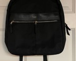 Knomo London Black &amp; Gold Mayfair Beauchamp Backpack EXCELLENT CONDITION - $35.00