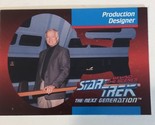 Star Trek Next Generation Trading Card #BTS98 Production Designer Richar... - $1.97