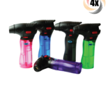 4x Torches MK Windproof Lighters Assorted Colors 2.75oz - Fast Shipping! - £17.70 GBP