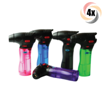 4x Torches MK Windproof Lighters Assorted Colors 2.75oz - Fast Shipping! - £17.58 GBP