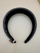 Claires Headband Black White Rhinestone Gems Hair Accessory Costume Cosplay - $9.89