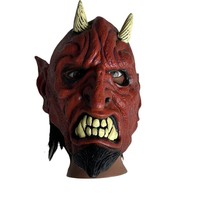 Vtg Don Post Studios Halloween Latex Classic Devil Satan Lucifer Mask One Size - £12.32 GBP