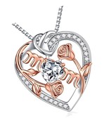 Mothers Day Gifts for Mom - S925 Sterling Silver Rose - £287.60 GBP