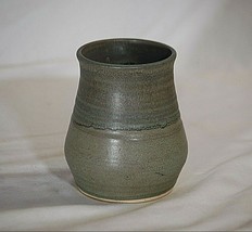 Stoneware Studio Art Pottery Anastasia Vase 324 Earthtones Handcrafted S... - $26.72
