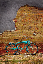 Schwinn Bricks by Todd Van Fleet Bike Cycling Bicycle Canvas Giclee 36x24 - £271.35 GBP