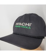 Hitachi Black Power Tools Adjustable Ratcheting Trucker Hat Embroidered ... - £8.92 GBP