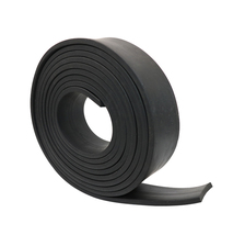 Black Silicone Rubber Strip Pad Sheet Roll For Seal Bumper1“x3.3&#39;x1/8&quot; Thick  - £5.22 GBP