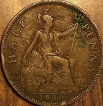 1930 Uk Great Britain Half Penny - £1.36 GBP