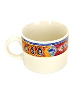 Sakura Majesticware 8 oz Coffee Mugs Stoneware Cups Royale 1996 Sue Zipk... - $19.79