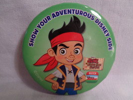 Disney Jake Neverland Pirates &quot;Show Your Adventurous Disney Side&quot; Pin Badge - £1.20 GBP