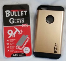 GOLD IPHONE6 PLUS BULLET CELL PHONE CASE &amp; IMPACT RESISTANT PROTECTIVE G... - £5.20 GBP