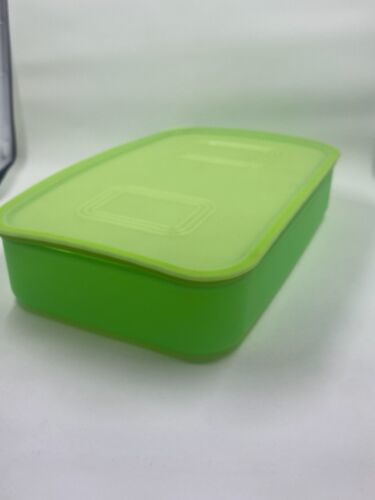 Primary image for Tupperware Quadro Storage Containers (Set of 2) 6049, 6050 Green