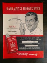 Vintage 1950 Pall Mall Cigarettes Full Page Original Ad 1221  - $6.64