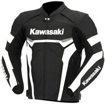 Motorcycle Racing Biker Leather Jacket Mens Motorbike Cowhide Leather Jackets - £103.95 GBP