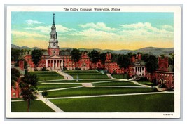 The Colby College Campus Waterville Maine ME UNP WB Postcard S10 - £4.40 GBP