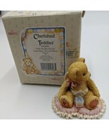 Cherished Teddies &quot;Little Bundle of Joy&quot; 1994 Cupid Baby Boy on Pillow F... - $14.25