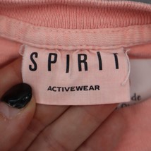 Spirit Activewear Shirt Womens 3X Pink Short Sleeve Crew Neck Bermuda Top - $22.75