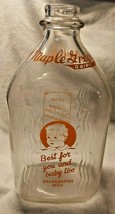 Maple Grove Dairy Glass Milk Bottle Half Gallon Grand Rapids, MI - £36.76 GBP