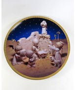 Precious Moments Collector Plate I&#39;ll Play My Drum For Him Nativity 1996  - $7.60