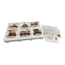 Danbury Mint Cleveland Browns Express Santa Train Complete 6 Piece Set W... - $272.25