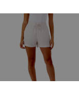 Time &amp; Tru Women&#39;s Linen Blend Pull On Shorts X-LARGE (16-18) Beige Stri... - €15,51 EUR