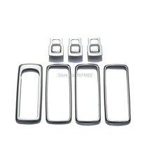 7PC Fit Land Rover Discovery 4 LR4 2009-2016 Chrome Door Window Button Frame - £15.62 GBP
