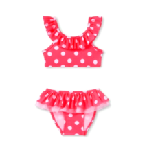 Toddler Girls Polka Dot Print Two Piece Swimsuit by Cat &amp; Jack (Sz 3T) N... - $9.15