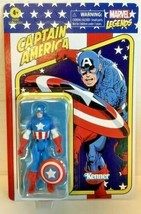 Hasbro F2652 Marvel Legends Retro 375 Collection CAPTAIN AMERICA 3.75&quot; Figure - £14.03 GBP