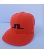 J. Lindeberg New Era Snapback Hat Orange Golf Caden Cap 9Fifty Nwot - $21.78