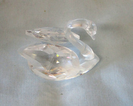 Swarovski Crystal Figurine 7633 NR50 2 1/4&quot; Swan in Original Box - £17.88 GBP