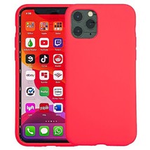 Liquid Silicone Gel Rubber Shockproof Case for iPhone 11 Pro Max 6.5&quot; HOT PINK - £6.16 GBP