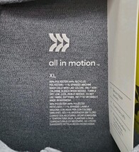 All In Motion Women's XL Zip-Front Jacket Heathered Black Zipper Pockets image 4