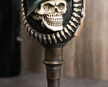 Military Army Platoon Soldier Skull With Helmet Bullets And Rifles Wine ... - $23.99