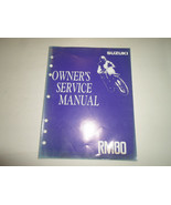 1992 Suzuki RM80 Owners Service Manual MINOR WATER DAMAGE FACTORY OEM - $463.78 MXN